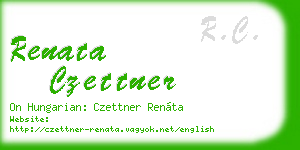 renata czettner business card
